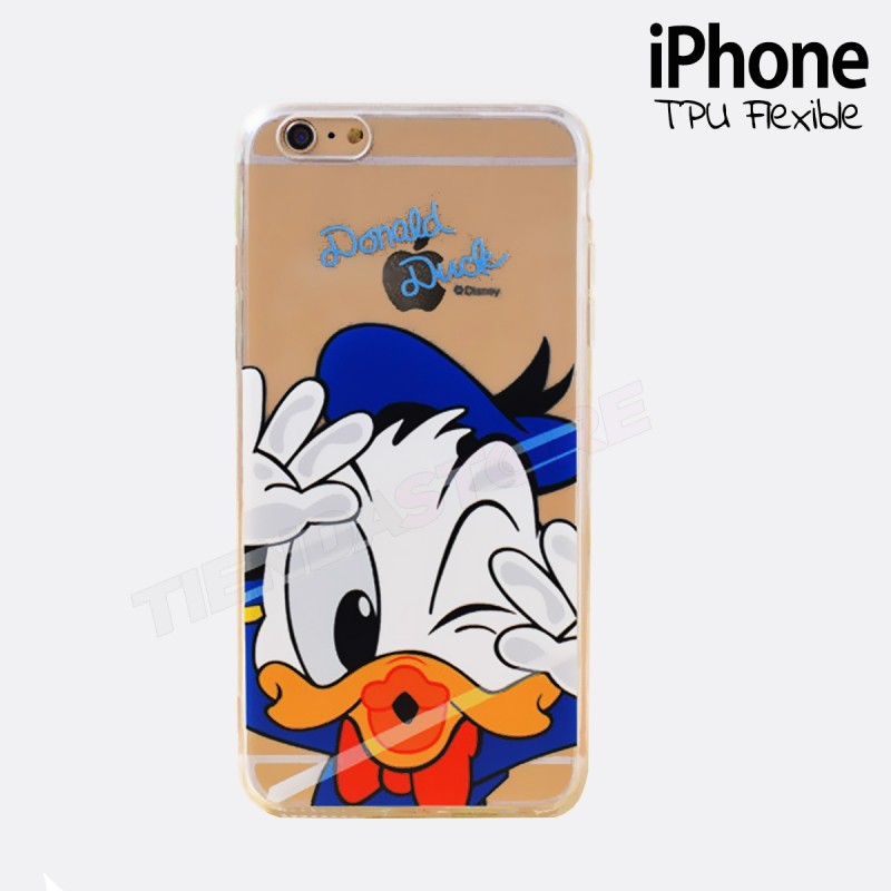 Funda iPhone 6 donald Transparente y flexible