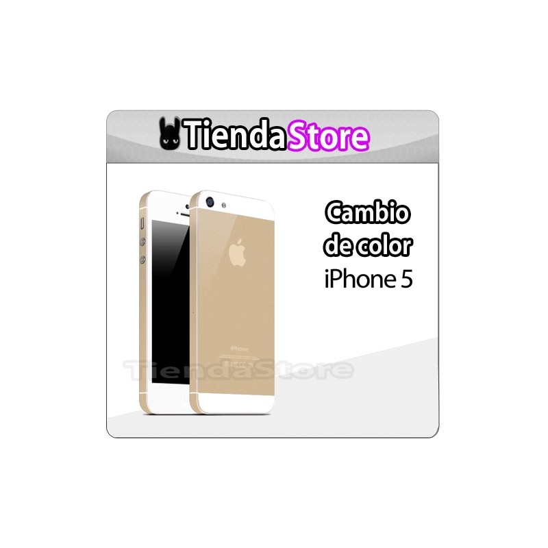 Carcasa trasera iPhone 5 CHASIS ALUMINIO DORADO