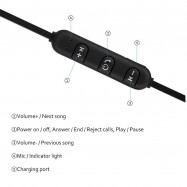 auriculares inalambricos bluetooth para móvil con iman magnetico antiperdida para hacer deporte