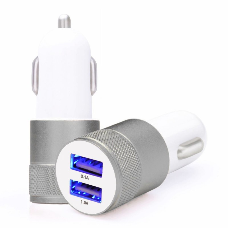 CARGADOR USB COCHE CON 2 SALIDAS