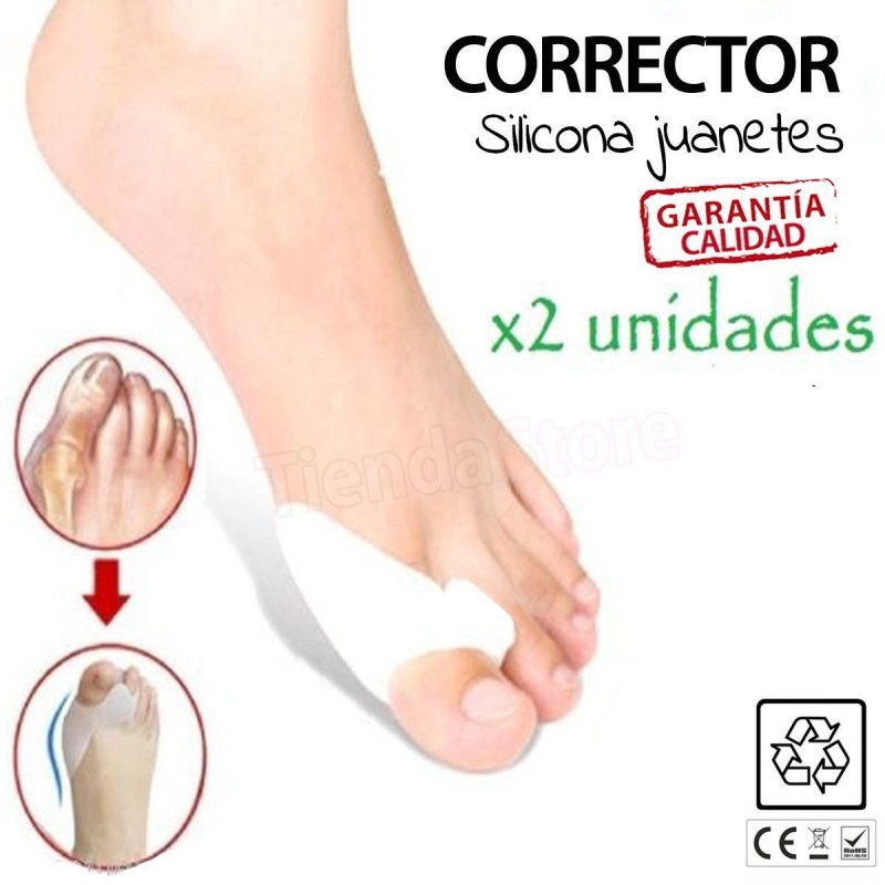 PACK DE DOS CORRECTORES DE JUANETES DE SILICONA