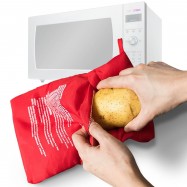 DEBEME Patata al Horno de microondas de Cocina Bolsa Express 4 Minutos Adelantado Reutilizable Lavable de Cook 