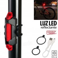 erosión Depresión Anormal Luz LED Trasera de Bicicleta con Batería Recargable Resistente al Agua
