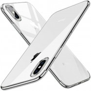 Funda para iPhone XS Hybrid metalizada de colores