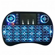 Miniteclado touchpad teclado inalámbrico con luz LED para smart tv consola