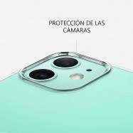 Funda doble de silicona transparente para iPhone 11 11 Pro 11 Pro Max carcasa delantera y trasera 360