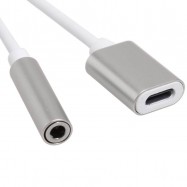 Adaptador lightning de 8 pines para carga y música jack 3.5mm para escuchar música mientras cargas tu iPhone