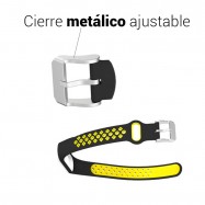 Correas de silicona con cierre metálico y agujeros de colores pulsera recambio para Xiaomi Mi Band 4 3