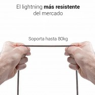 Cargador de carga rápida para Apple iPhone con lightning trenzado de 8 pines para carga y datos