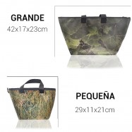 Tartera fiambrera térmica portátil bolsa para comida y alimentos 100% ecológica y sostenible