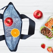 Tartera fiambrera térmica portátil bolsa para comida y alimentos 100% ecológica y sostenible