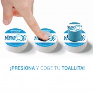 Toallitas y líquido desinfectante para móvil limpieza contra virus y bacterias incluido COVID-19