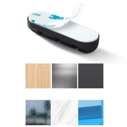 organizador de cables para escritorio clip con 5 compartimentos para separar cables adhesivo