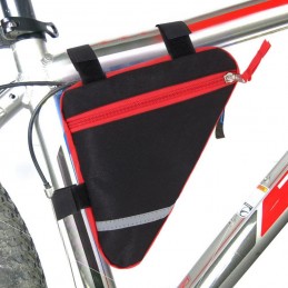 Bolsa para bicicleta bolsa alforja de bici para móvil llaves ajustable sillín