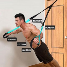 TRX AJUSTABLE ENTRENAMIENTO DE RESISTENCIA EN SUSPENSIÓN ADAPTADOR PARA PUERTA TRX AJUSTABLE ENTRENAMIENTO DE RESISTENCIA EN SUSPENSIÓN ADAPTADOR PARA PUERTA