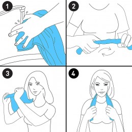 Toalla gimnasio enfriamiento instantáneo microfibras suave para deporte gym