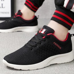 Zapatillas deportivas de tela para hombre estilo casual vestir y running gym