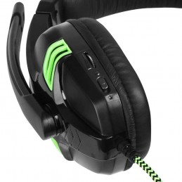 Auriculares bg gaming con jack 3.5mm y control de volumen. Cascos de diadema compatibles con ps4 ps5 xbox one x xbox series x.