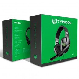 Auriculares bg gaming con jack 3.5mm y control de volumen. Cascos de diadema compatibles con ps4 ps5 xbox one x xbox series x.