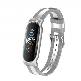 CORREAS METÁLICAS PULSERA NYLON PARA XIAOMI MI BAND 5 SUAVE Y AJUSTABLE