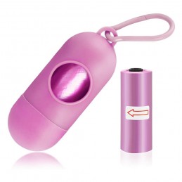 BOLSAS PERRO HIGIÉNICAS PARA CACAS EXCREMENTOS CON DISPENSADOR Y ROLLO