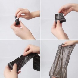 BOLSAS PERRO HIGIÉNICAS PARA CACAS EXCREMENTOS CON DISPENSADOR Y ROLLO