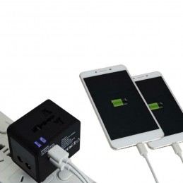 Adaptador Enchufe UNIVERSAL uk reino unido inglés a EU AU USA conversor