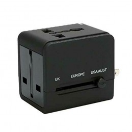 Adaptador Enchufe UNIVERSAL uk reino unido inglés a EU AU USA conversor