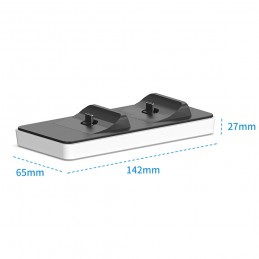 DOBE base de carga para dualsense mando ps5 playstation 5 estación de carga rápida portátil