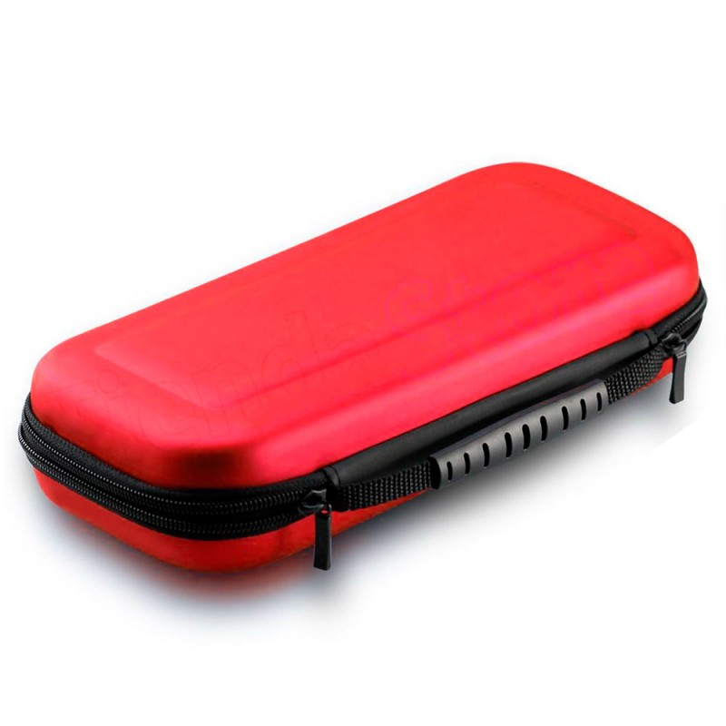 Funda protectora carcasa de transporte para Nintendo Switch maletín de viaje color rojo