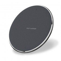 base de carga qi inalambrica rapida para movil compatible con iphone y android. Carga rápida sin cables cargador QI