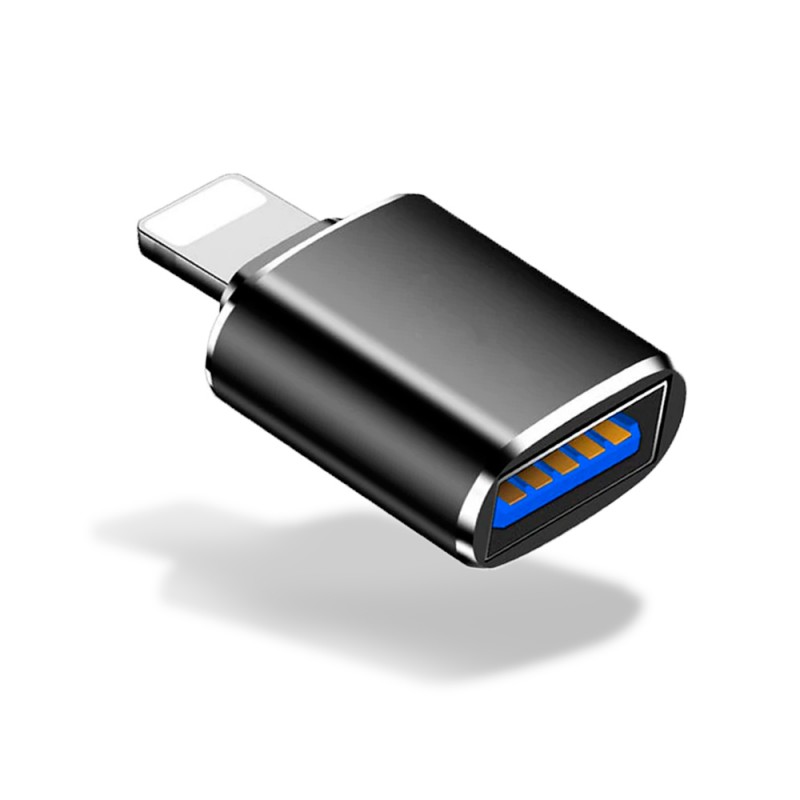 Adaptador OTG usb a lightning para móvil iphone conversor de iphone para accesorios adaptador USB para iOS