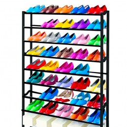 Zapatero para 50 pares de zapatos y zapatillas zapatero para casa de acero