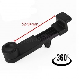 soporte de movil para coche adaptador de rejilla para salpicadero soporte smartphone universal giratorio ajustable