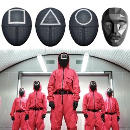 mascara del juego del calamar para halloween caretas juego del calamar jefe cuadrado circulo triangulo mascara del juego del calamar para halloween caretas juego del calamar jefe cuadrado circulo triangulo