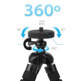 trípode de pulpo universal para móvil camara y microfono tripode flexible para fotos selfie smartphone soporte foto