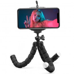 trípode de pulpo universal para móvil camara y microfono tripode flexible para fotos selfie smartphone soporte foto