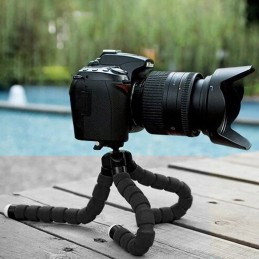 trípode de pulpo universal para móvil camara y microfono tripode flexible para fotos selfie smartphone soporte foto