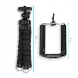 trípode de pulpo universal para móvil camara y microfono tripode flexible para fotos selfie smartphone soporte foto