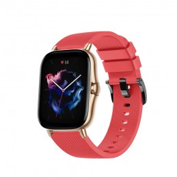 correa de silicona para amazfit gts 3 pulseras de colores flexibles para reloj inteligente xiaomi amazfit gts3 rojo