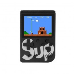 consola tipo gameboy retro portátil con 400 juegos arcade clásicos con mando extra y conexión a tv