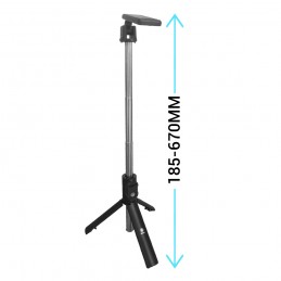 palo selfie tripode extensible para movil bluetooth 2 en 1 uso universal para smartphone para tomar fotografías