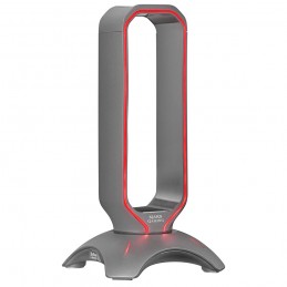 Soporte para auriculares mars gaming colgador soporte de escritorio setup gamer con luz led usb dual 2.0