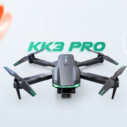 mini dron kk3 pro con cámara dual ultra hd 4k grabación de video y fotos juguete radio control para niños y adultos mando wifi
