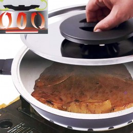 magic lid tapadera de cocción para ollas y sarténes para cocinar productos congelados sin descongelar