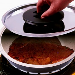 magic lid tapadera de cocción para ollas y sarténes para cocinar productos congelados sin descongelar