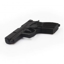 pendrive memoria usb flash portátil de 8gb con forma de pistola de silicona regalo original y divertido