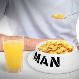 plato de comida hondo para regalo original divertido con forma de bowl cuenco para mascotas perro