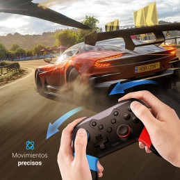 mando inalambrico bluetooth para nintendo switch y pc con gatillos programables y bateria recargable con usb tipo c
