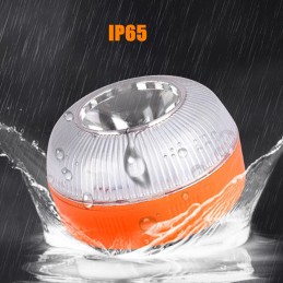 Luz de emergencia LED V16 homologada para señalización coche baliza para carretera.